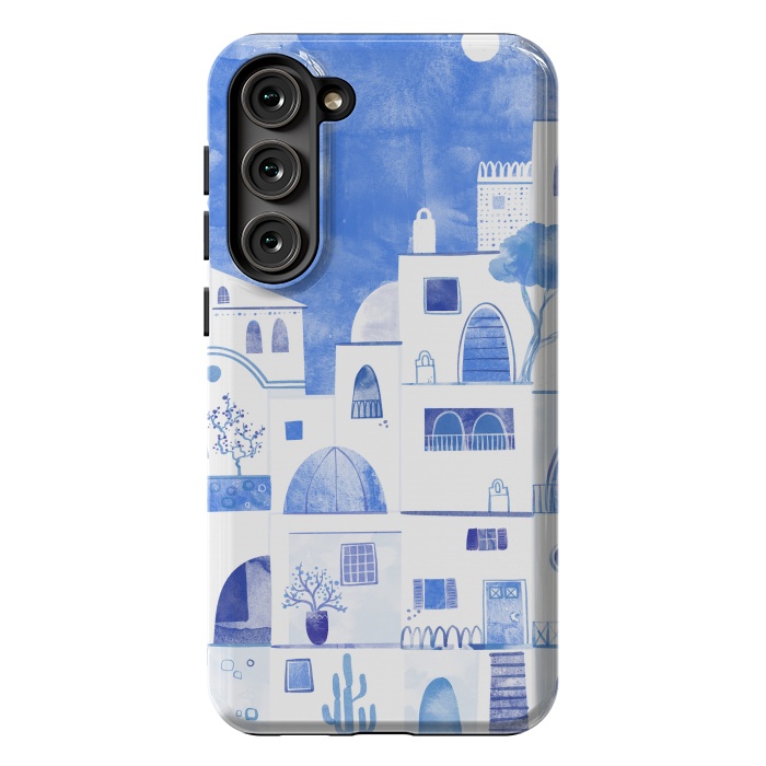 Galaxy S23 Plus StrongFit Santorini by Nic Squirrell