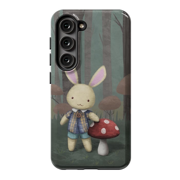 Galaxy S23 StrongFit Cute bunny by Laura Nagel