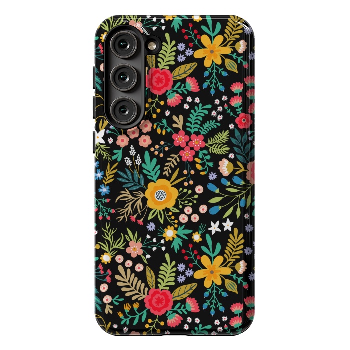 Galaxy S23 Plus StrongFit Elegant Floral Pattern by ArtsCase