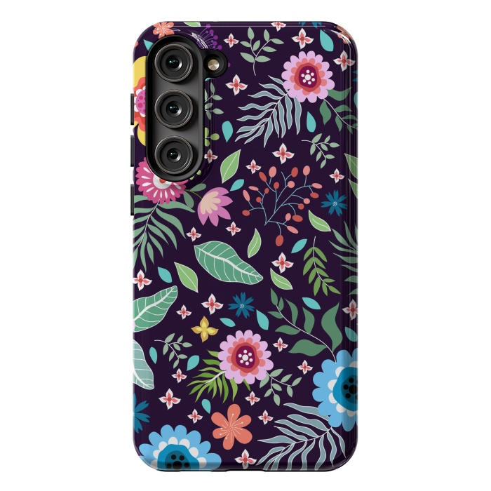 Galaxy S23 Plus StrongFit Colourful Flowers by ArtsCase