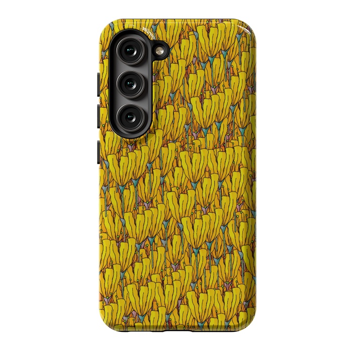 Galaxy S23 StrongFit Spring yellow flowers by Steve Wade (Swade)