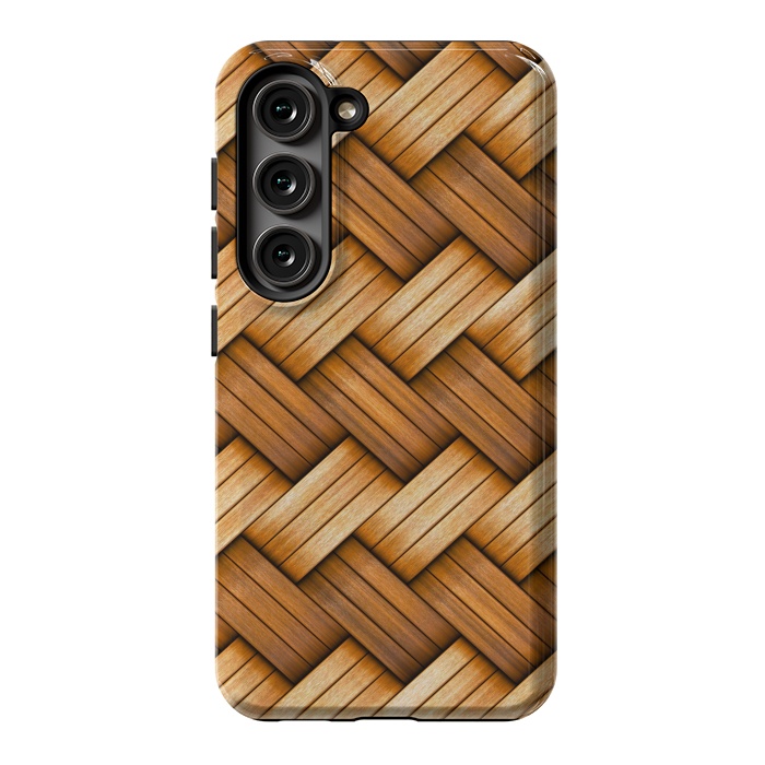 Galaxy S23 StrongFit brown texture art by haroulita