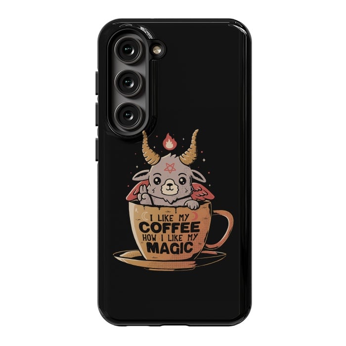 Galaxy S23 StrongFit Black Coffee by eduely