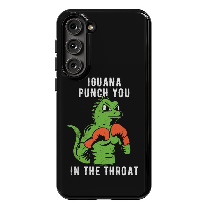 Galaxy S23 Plus StrongFit Iguana Punch You by eduely