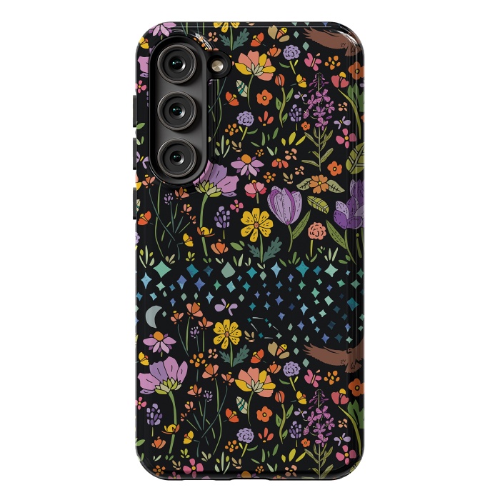 Galaxy S23 Plus StrongFit Whimsical Night Forest II by Pom Graphic Design