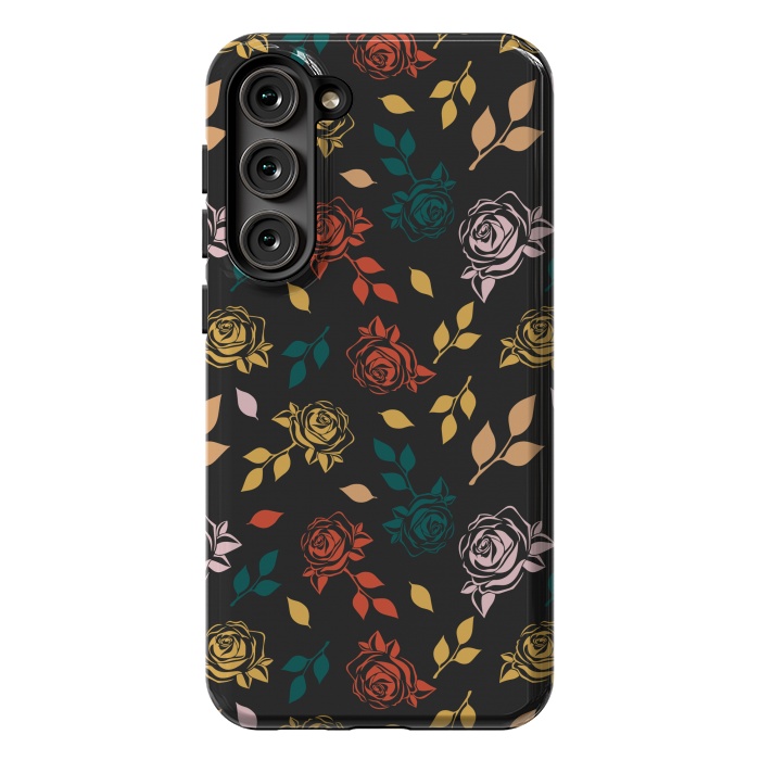 Galaxy S23 Plus StrongFit Rose Floral by TMSarts
