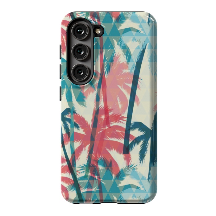 Galaxy S23 StrongFit TROPICAL TREES by MALLIKA