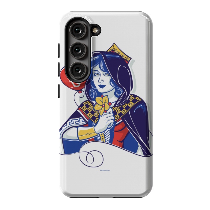 Galaxy S23 StrongFit Queen of hearts by Draco
