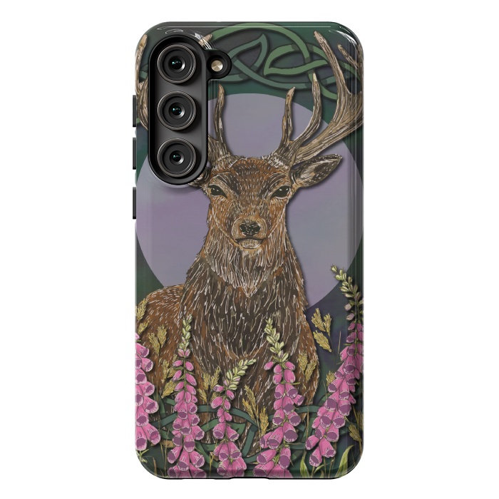 Galaxy S23 Plus StrongFit Woodland Stag by Lotti Brown