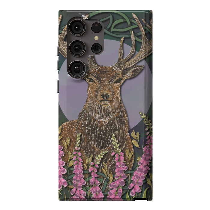Galaxy S23 Ultra StrongFit Woodland Stag by Lotti Brown