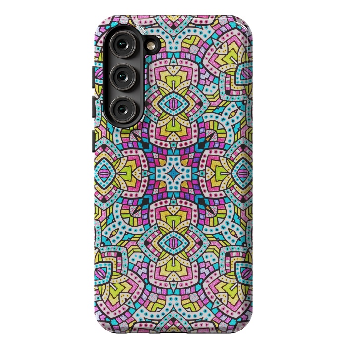 Galaxy S23 Plus StrongFit Persian kaleidoscopic Mosaic G515 by Medusa GraphicArt