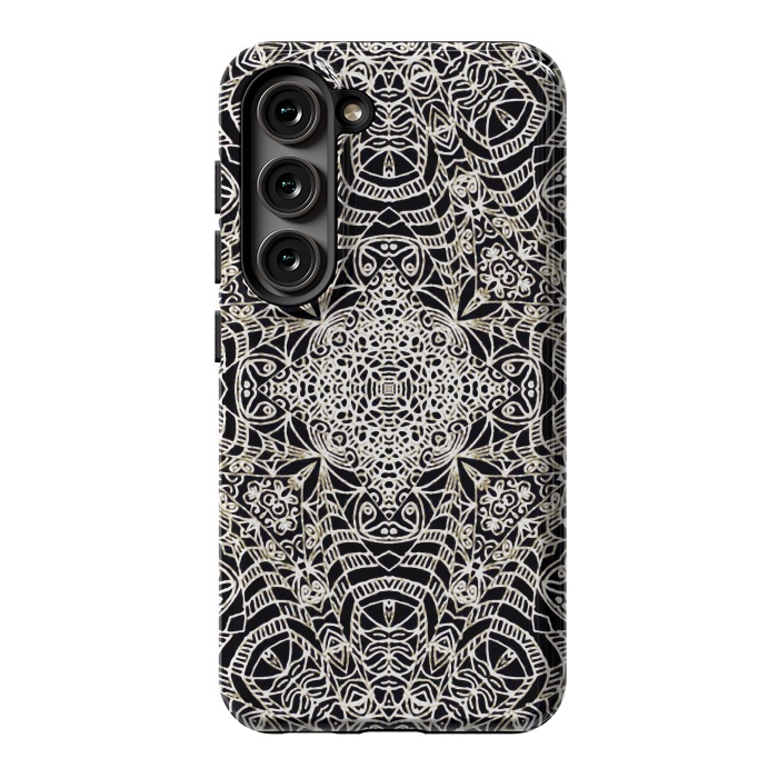 Galaxy S23 StrongFit Mehndi Ethnic Style G419 by Medusa GraphicArt