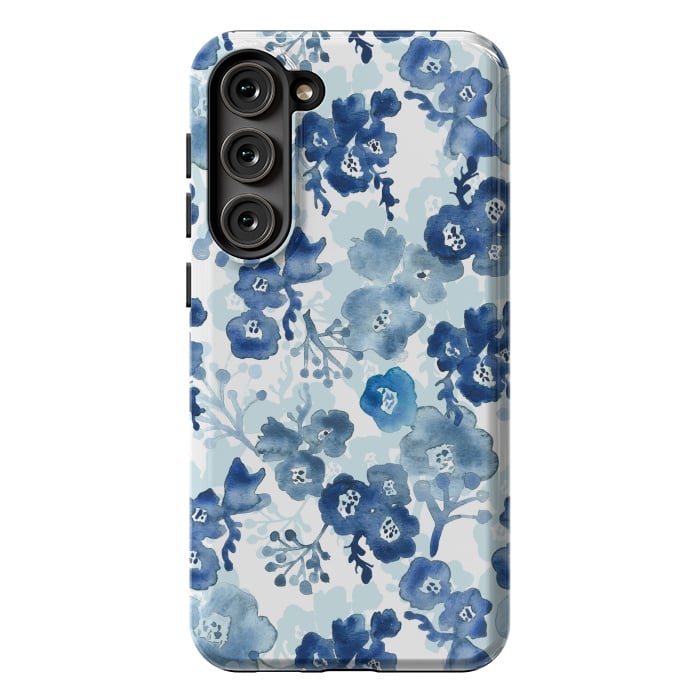 Galaxy S23 Plus StrongFit Blooms of Ink by Tangerine-Tane