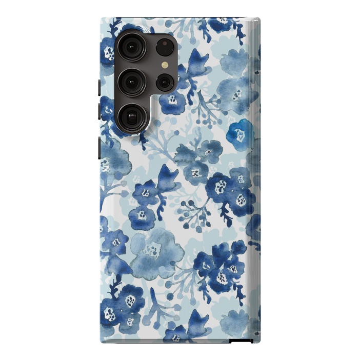 Galaxy S23 Ultra StrongFit Blooms of Ink by Tangerine-Tane
