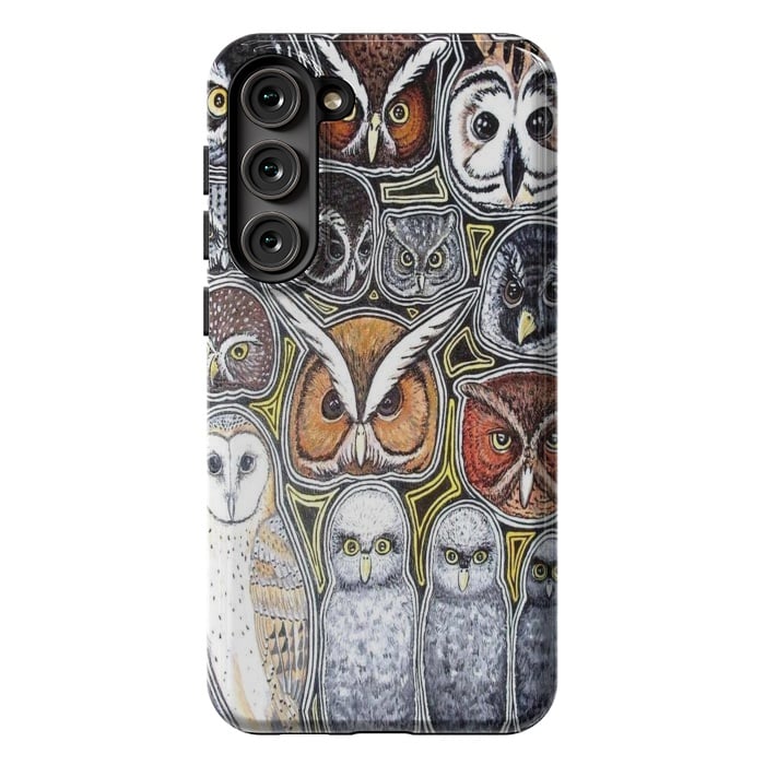 Galaxy S23 Plus StrongFit Owls of Costa Rica by Chloe Yzoard