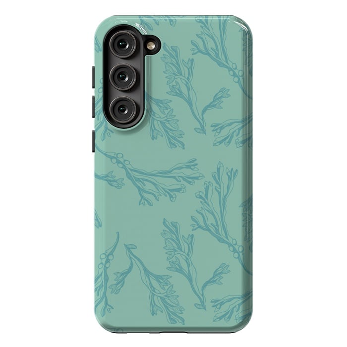 Galaxy S23 Plus StrongFit Green seaweed - very detailed by Nina Leth