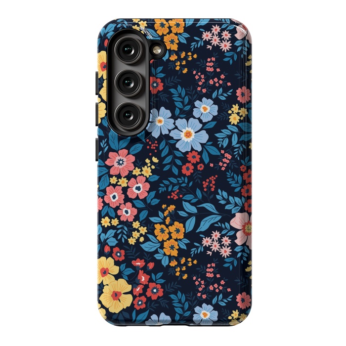 Galaxy S23 StrongFit Flowers in the Darkness by ArtsCase