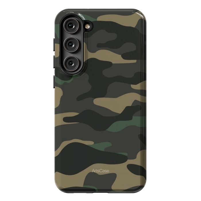Galaxy S23 Plus StrongFit Green Camo by ArtsCase
