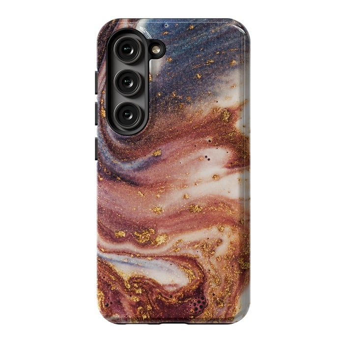 Galaxy S23 StrongFit Marble Sand by ArtsCase