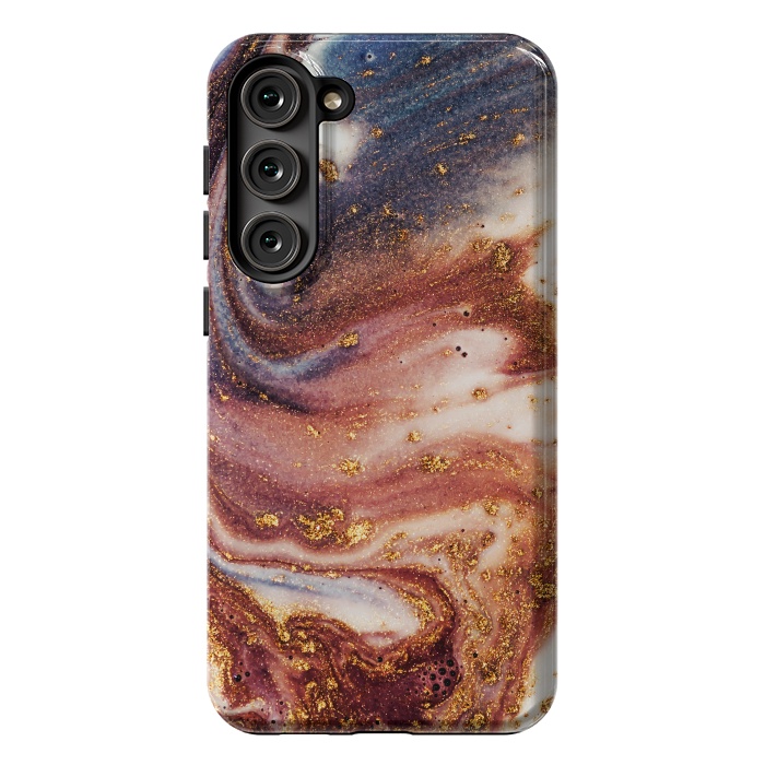 Galaxy S23 Plus StrongFit Marble Sand by ArtsCase