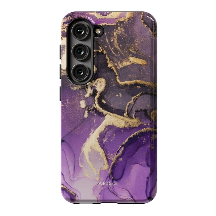 Galaxy S23 StrongFit Purple Skies by ArtsCase