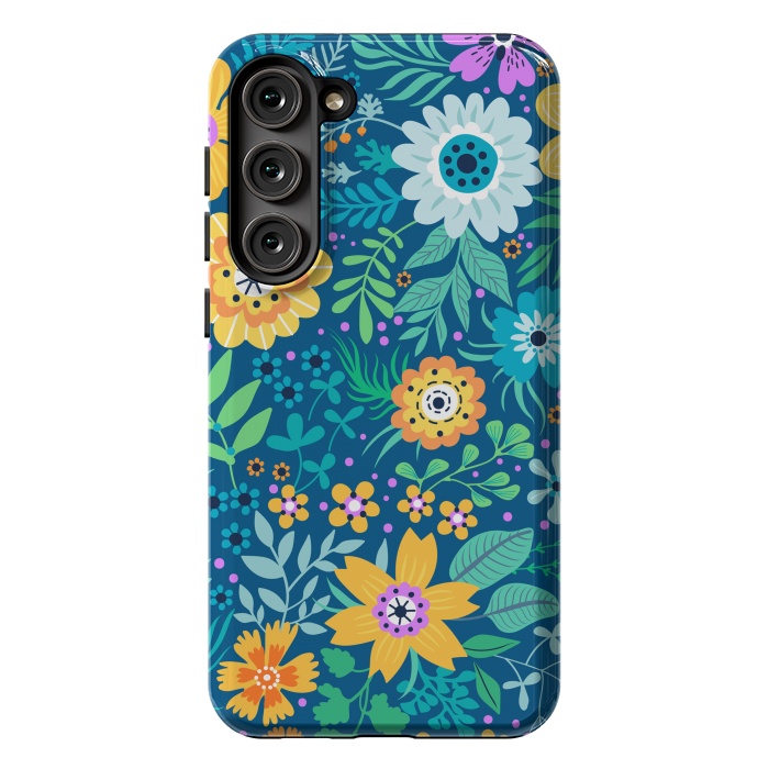 Galaxy S23 Plus StrongFit Yellow Flowers by ArtsCase