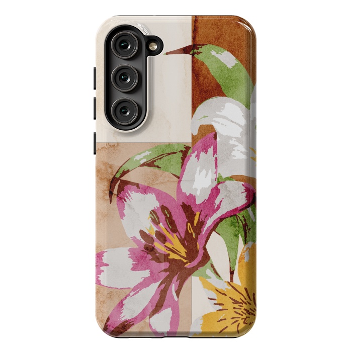 Galaxy S23 Plus StrongFit Floral Insiration by Creativeaxle