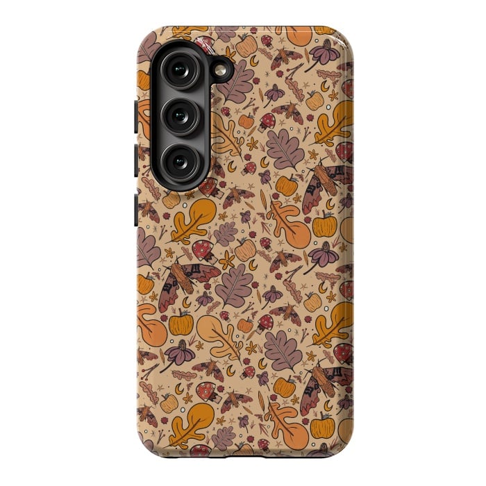 Galaxy S23 StrongFit Autumnal pattern by Steve Wade (Swade)
