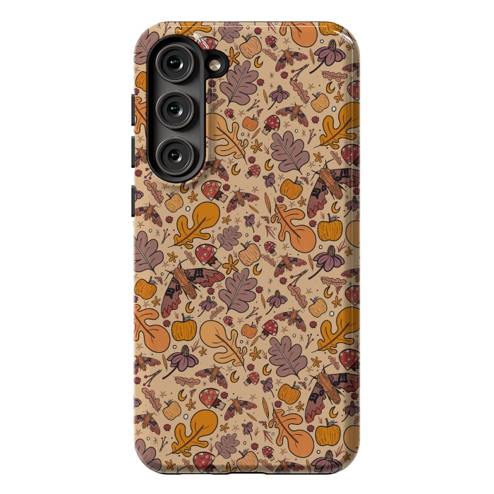 Galaxy S23 Plus StrongFit Autumnal pattern by Steve Wade (Swade)