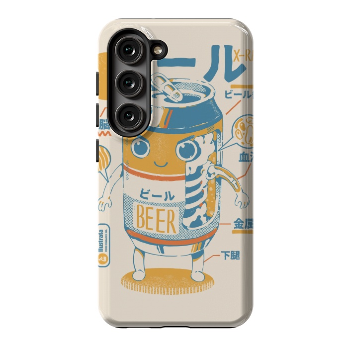 Galaxy S23 StrongFit Beer Can X-Ray by Ilustrata