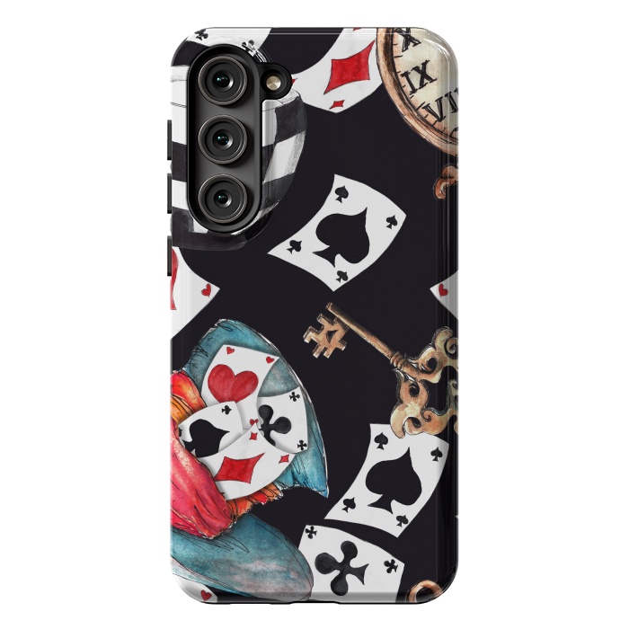 Galaxy S23 Plus StrongFit playing cards-ALice by haroulita
