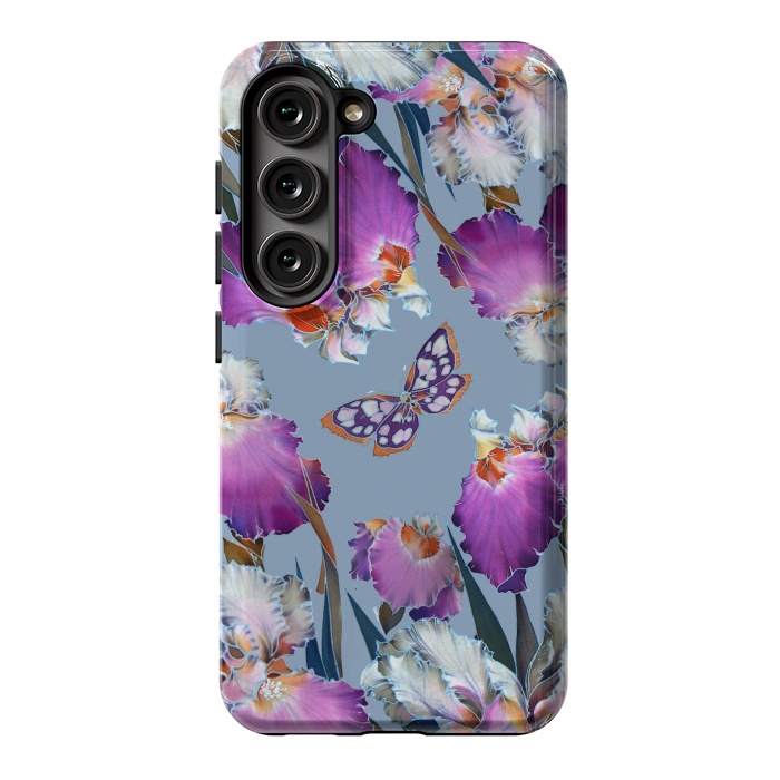 Galaxy S23 StrongFit purple lilac flowers by haroulita