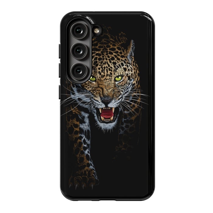 Galaxy S23 StrongFit Leopard in the shadows by Alberto