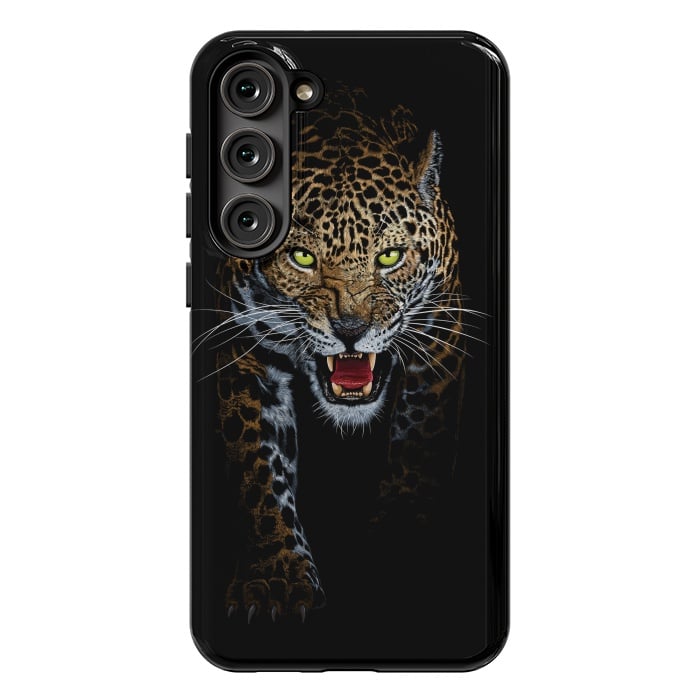 Galaxy S23 Plus StrongFit Leopard in the shadows by Alberto