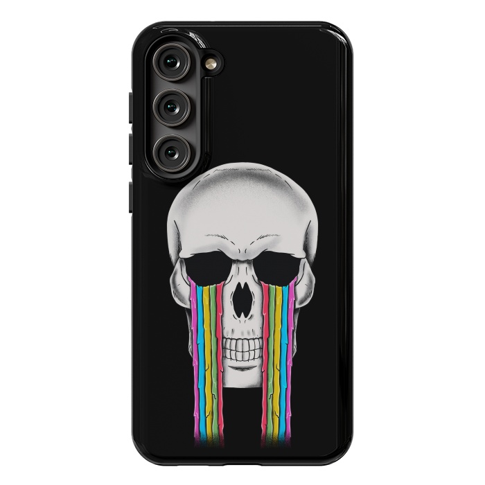 Galaxy S23 Plus StrongFit Skull Crying by Coffee Man