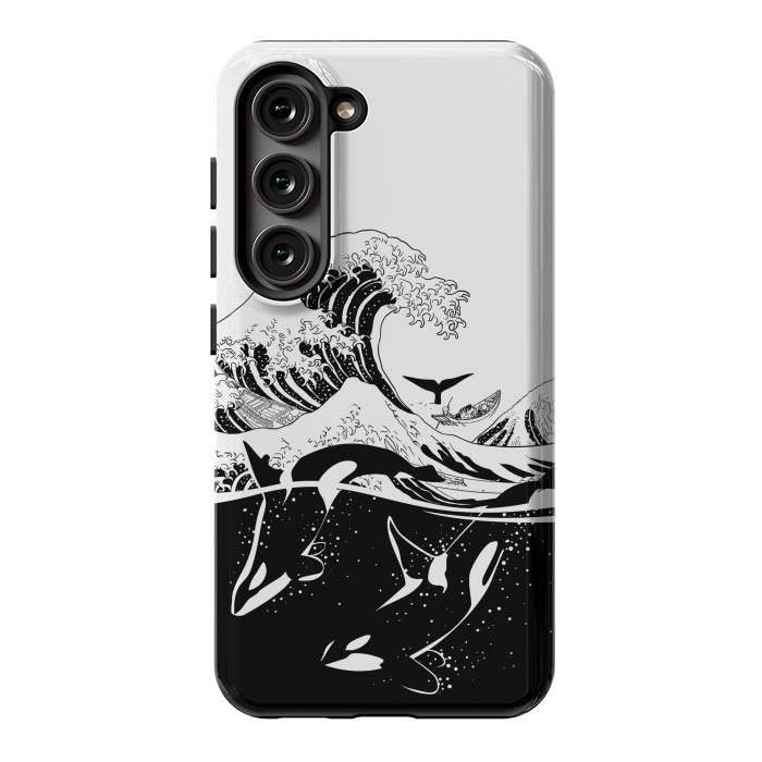 Galaxy S23 StrongFit Wave killer Whale by Alberto