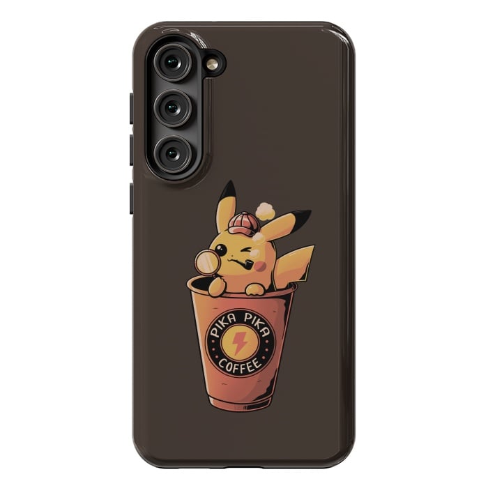 Galaxy S23 Plus StrongFit Pika Pika Coffee by eduely
