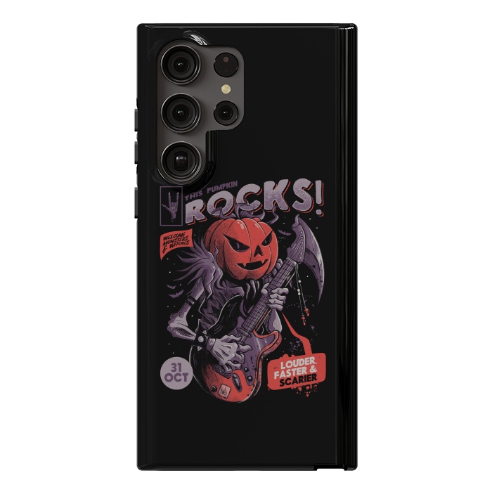 Galaxy S23 Ultra StrongFit Rock Pumpkin by eduely
