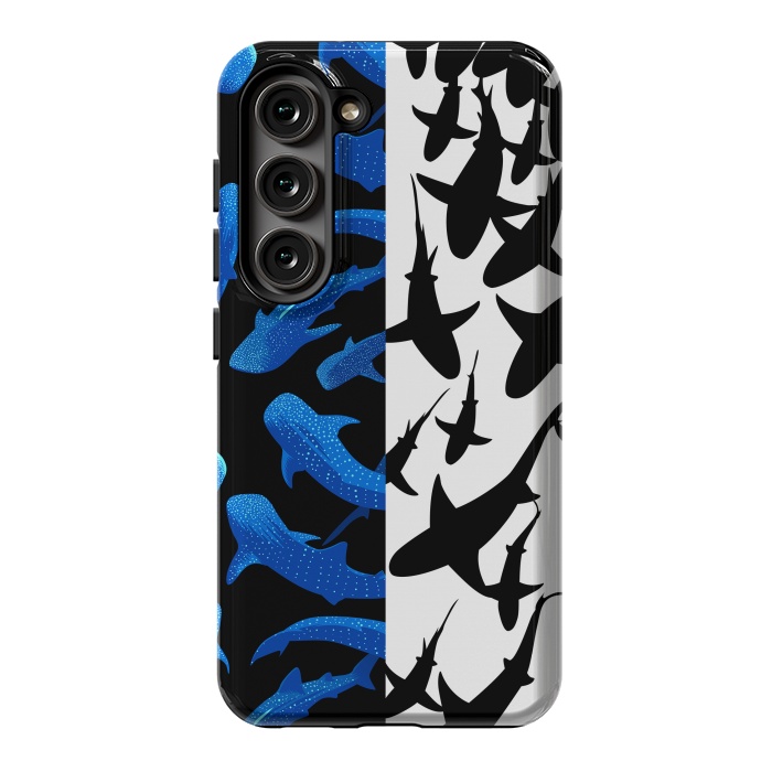 Galaxy S23 StrongFit Shark whale pattern by Alberto