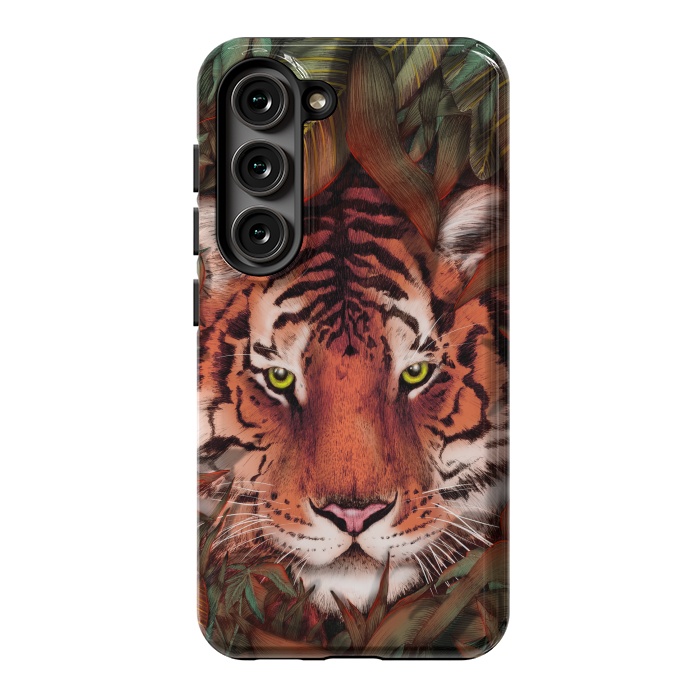 Galaxy S23 StrongFit Jungle Tiger Majesty Colour Version by ECMazur 