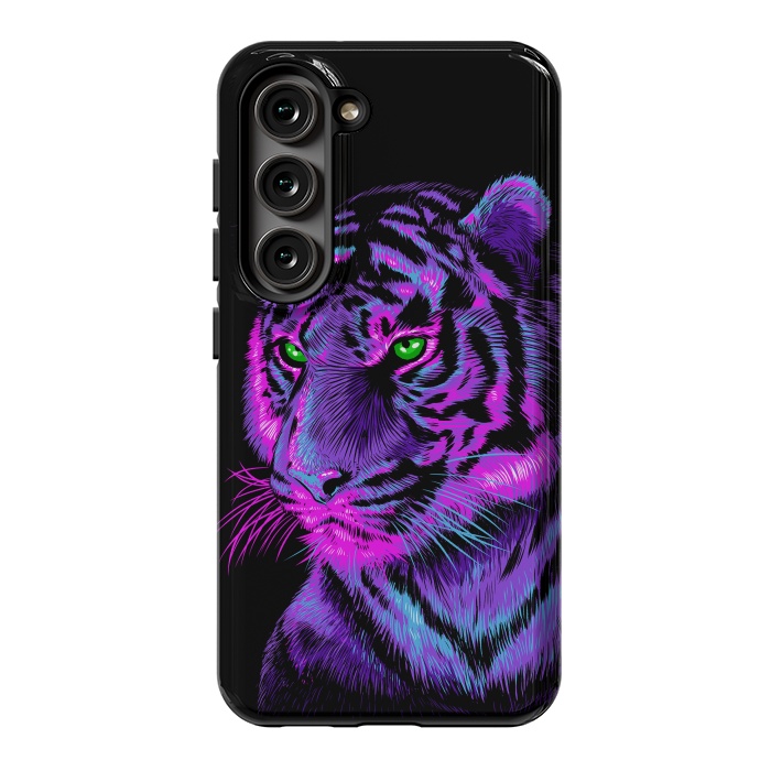 Galaxy S23 StrongFit Lilac tiger by Alberto