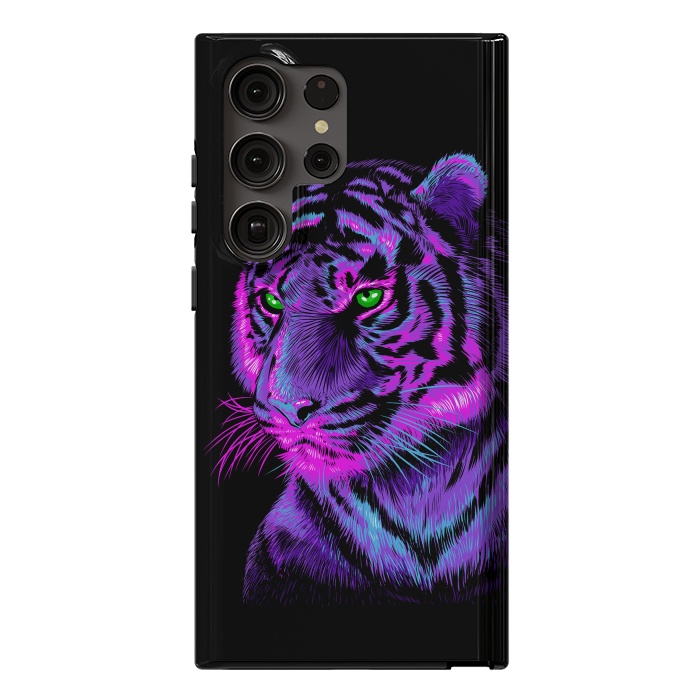 Galaxy S23 Ultra StrongFit Lilac tiger by Alberto