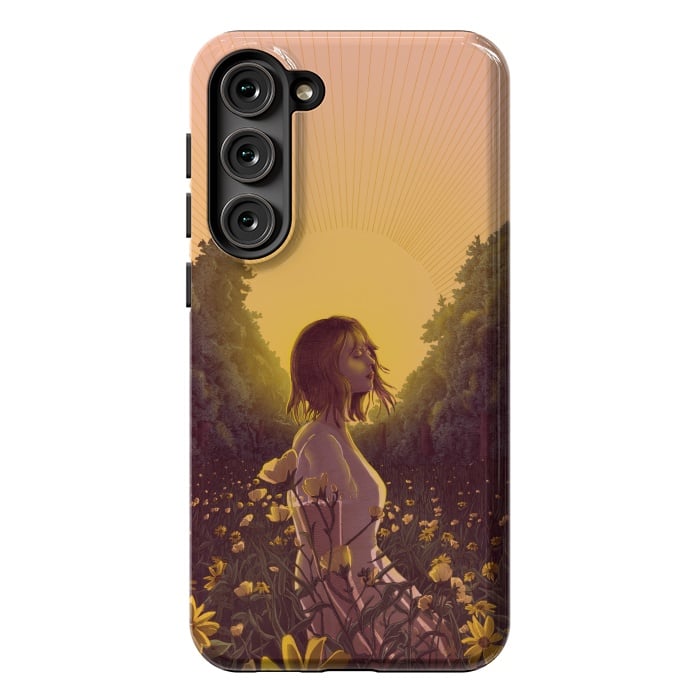 Galaxy S23 Plus StrongFit Dawn in the Meadow Colour Version by ECMazur 