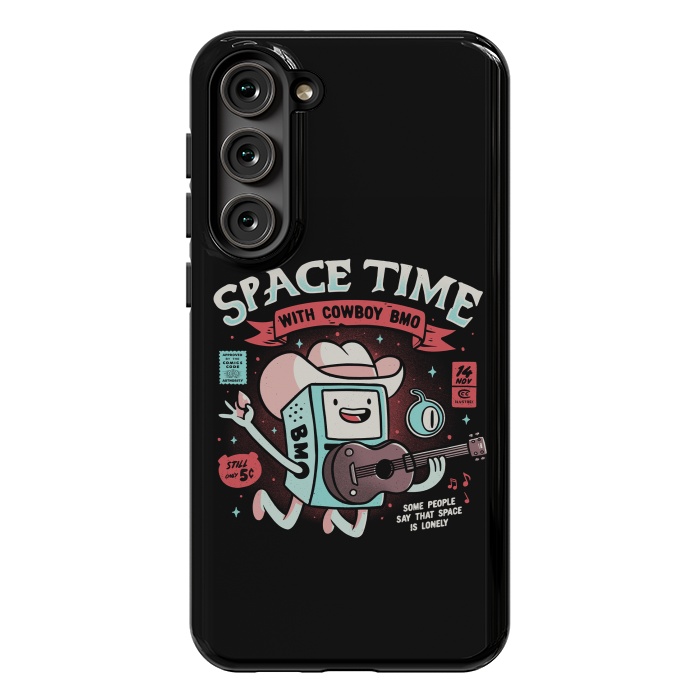 Galaxy S23 Plus StrongFit Space Time Cool Robot Cowboy Gift by eduely