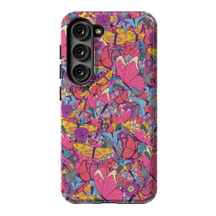 Galaxy S23 StrongFit Spring butterflies by Steve Wade (Swade)