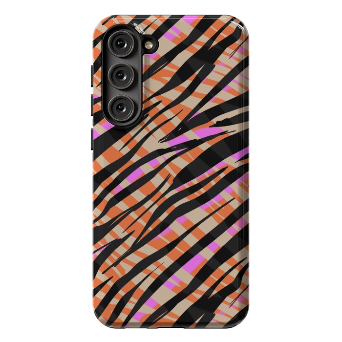 Galaxy S23 Plus StrongFit Tiger skin by Laura Grant