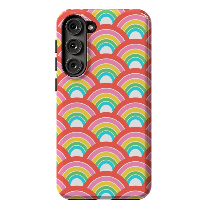 Galaxy S23 Plus StrongFit Rainbows by Laura Grant