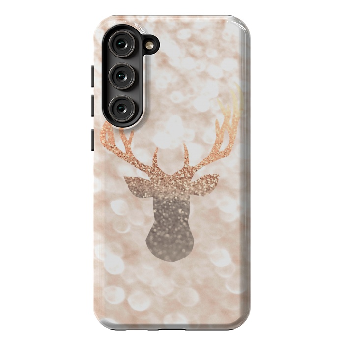 Galaxy S23 Plus StrongFit CHAMPAGNER SANDY  STAG by Monika Strigel