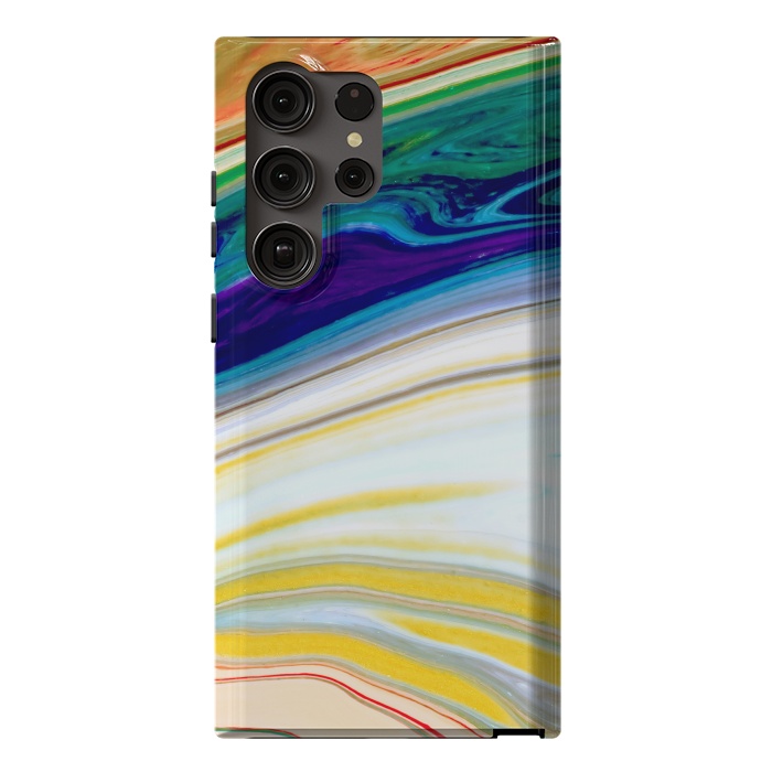Galaxy S23 Ultra StrongFit Abstract Marble Background Creative Contemporary Liquid Design by ArtsCase