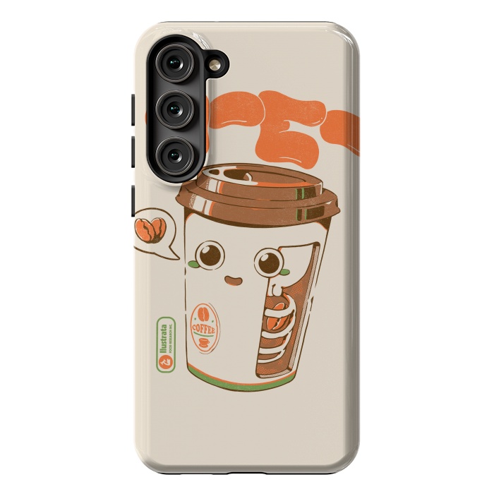 Galaxy S23 Plus StrongFit Cute Coffee x-Ray by Ilustrata